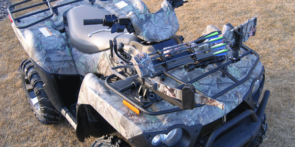 Bowkaddy ATV crossbow rack